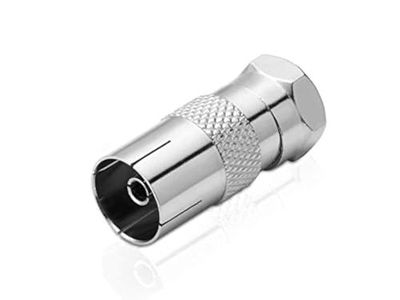 adaptare 60521 - Sat/TV-adapter (F-stekker/IEC-coax-aansluiting)