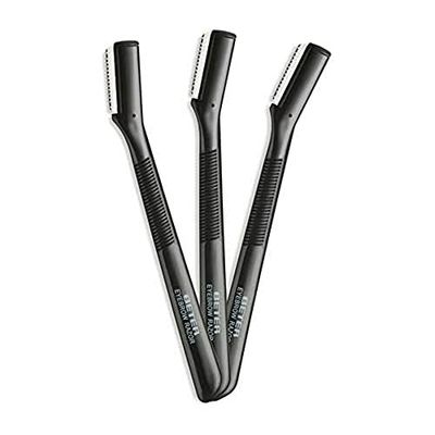 Beter - Set 3 Cuchillas Depiladoras para Cejas y Rostro, Acero inoxidable, Maquinilla Reutilizable para Afeitar cejas, Rasuradora de pelo facial, Perfilador de cejas, Cuchillas faciales Hombre y Mujer