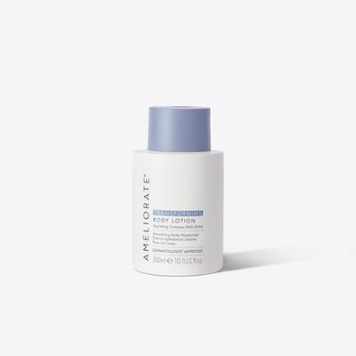 AMELIORATE Transforming Body Lotion 300ml for Keratosis Pilaris (KP), Rough, Bumpy Skin & Ingrown Hairs | Exfoliating Moisturiser with Lactic Acid (AHA) | Dermatologist Approved & Pregnancy Safe