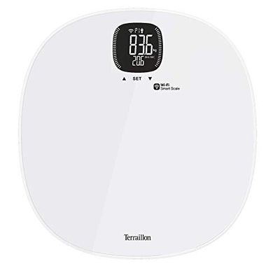 TERRAILLON Wi-Fi Smart Scale - Weight and BMI Calculation, 4 Sensors - MyHealth Mobile App - Up to 8 Users - Master Form Model