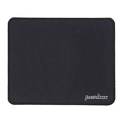 Perixx DX-1000L Tapete antiderrapante de rato - com base de borracha - para rato com cabo ou sem fios - tamanho L 32 x 27 x 0,2 cm - preto