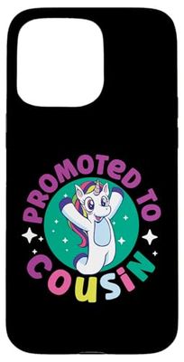 Promoted To Cousin Unicorn For Girls Case for iPhone 15 Pro Max