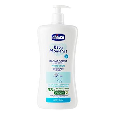 Chicco Baby Moments - Protection Bagno Corpo Senza Lacrime Pelli Delicate, 750ml