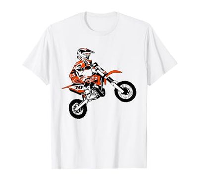 Moto Cross para niños Motocicleta de cross para niños Camiseta