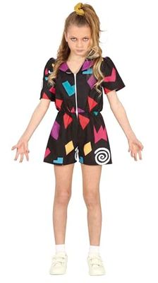 FIESTAS GUIRCA Costume da Ragazza Telepatica - Tuta Stile Anni '80 per Bambina 7-9 Anni
