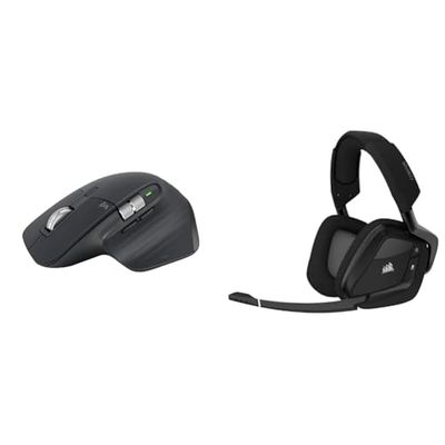 Logitech MX Master 3S & Corsair Void RGB Elite Auriculares Inalámbricos