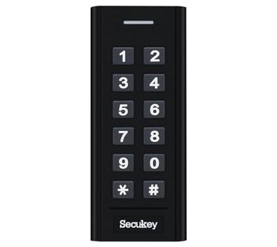 Secukey XK6-RX OSPD Keypad Reader. 125 Khz EM, HID and 13,56 Mhz Mifare Card, IP66, Wiegand 26 bit