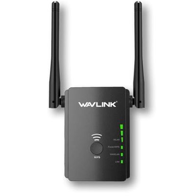 WAVLINK WiFi Extender Booster, N300 WiFi Booster con banda singola, 2 antenne, router, ripetitore e modalità AP, MIMO, per interni 100 m