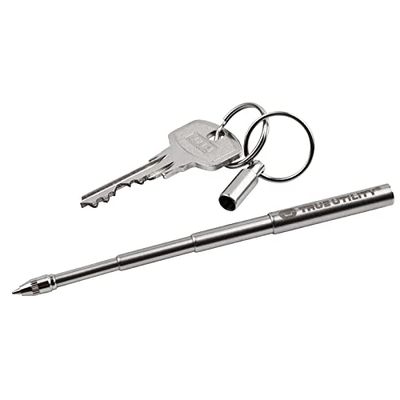 True Utility Telepen - The Smallest Telescopic Keyring Pen In The World