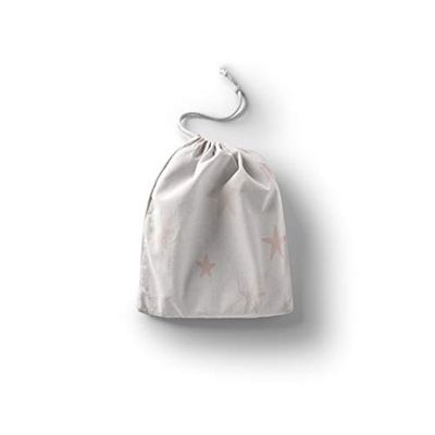 Bonamaison Printed Cotton Produce Bag with Drawstring, Reusable Grocery Bag, Biodegradable Eco-Friendly Bags, Travel Pouch, Sachet Bags, Shopping Bag, Eco Friendly, Foldable, Size: 12x15 Cm