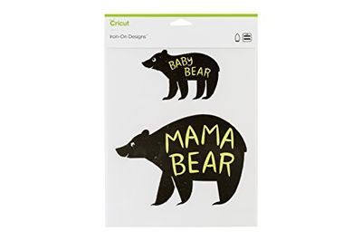 Cricut IO DSGNS Mama Baby Bear 8.5X12, Fer à Repasser, Multicolore, unique