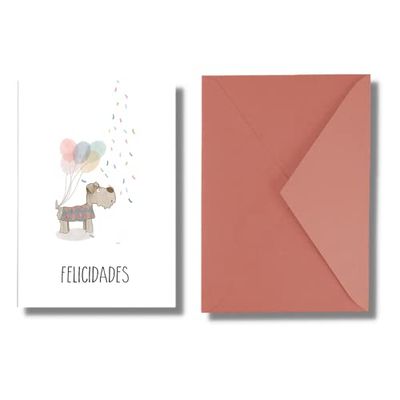 Forletter - Greeting card 15 x 21 feet 5 cm birthday congratulations