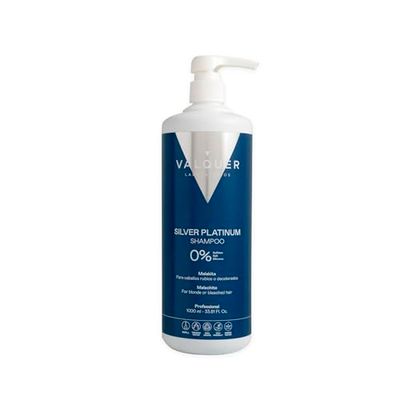 Válquer Profesional, Champô zero Silver Platinum Sem sulfatos, sal e silicone. Cabelos brancos, cinzentos e louros.