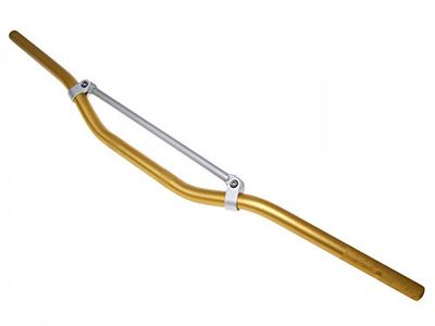 Motocross Handlebar alumínio com braço dourado 22 mm 810 mm