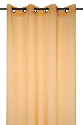 VOILAGE MONNA MOUTARDE 140X280 cm