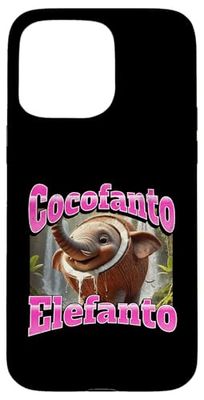 Cocofanto Elefanto Divertente Italiano Brainrot Meme Grafica Custodia per iPhone 15 Pro Max