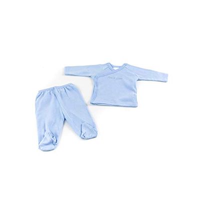 Duffi Baby 1314-12 presentset, slät, 100% bomull, 2-delad