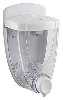 Gedy Torpedo Dosificador de jabón, Resinas termoplásticas, Blanco, Grande