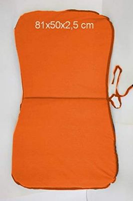 Euronovita' cinturón stc1090 cojín para Silla monobloque, Naranja