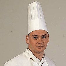 Garcia de Pou Classic Chef's Hoed in doos, 23 cm, Airlaid, wit, 23 x 30 x 30 cm