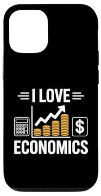 I Love Economics Finance Money Calcoli Custodia per iPhone 12/12 Pro