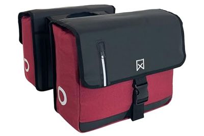 WiLa Home Dubbele businesstas Purple Red/Black 40 l