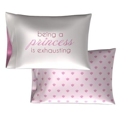 Disney Princess Sleeping Beauty Silk Satin Standard 2-pack örngott fodral set 20 x 30 för hår och hud, (officiellt licensierad produkt) av Franco Collectibles