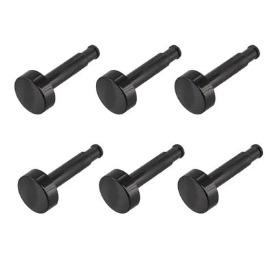 Paxanpax PCK710 Universal Black Oven Clock Timer Knob Buttons (Pack of 6)