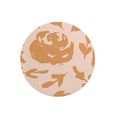 Questo Casa, Round Digital Printed Mouse Pad, Non-Slip Base, for Office and Home, Diameter:22cm
