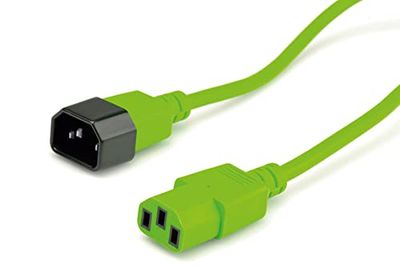ROLINE Apparate - Cavo di collegamento IEC 320 C14 - C13, 0,8 m, colore: Verde