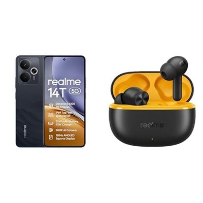 realme 14T 5G 256GB 8GB Obsidian Black EU AMZ+T200 Lite Black