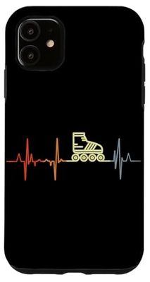 Roller Skating Heart Rate Vintage Cardiogram Case for iPhone 11
