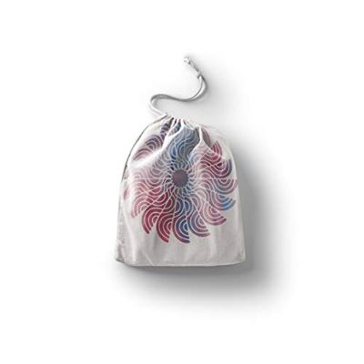 Bonamaison Printed Cotton Produce Bag with Drawstring, Reusable Grocery Bag, Biodegradable Eco-Friendly Bags, Travel Pouch, Sachet Bags, Shopping Bag, Eco Friendly, Foldable, Size: 20x30 Cm