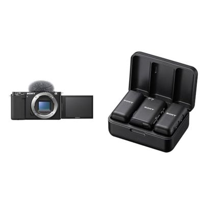 Sony Alpha ZV-E10 | Vlog Camera con obiettivo intercambiabile mirrorless APS-C + microfono ECM-W3