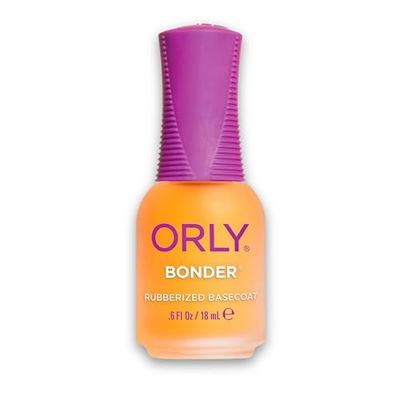 ORLY Bonder Rubberized Basecoat for Long-Lasting Manicures & Pedicures | Prevents Chipping & Peeling | Extends Nail Colour Wear Even After Frequent Hand-Washing | Easy to Apply (18ml)