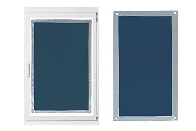 Maximex venster zonwering 47 x 92 cm, met extra sterke zuignappen, eenvoudige montage, materiaal: 100% polyester, afmetingen (B x L): 47 x 92 cm