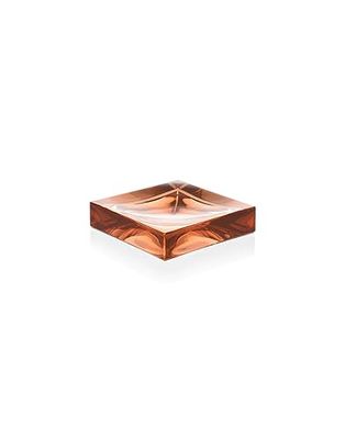 Kartell Boxy Porta-escovas de sabão, rosa vison, 10,5 x 10,5 x 3 cm
