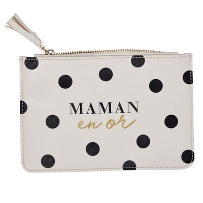DRAEGER PARIS 1886 Pochette Maman en Or Buste, Cotone, Multicolore, Medium