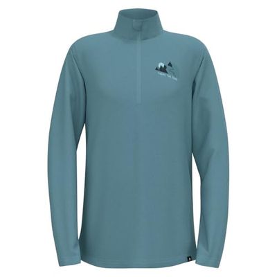 Odlo Berra Kids Graphic Pull en Polaire Unisexe pour Enfant avec Demi-Fermeture éclair