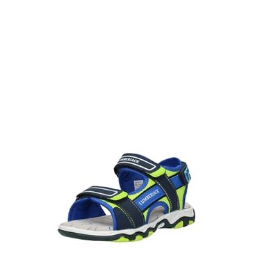 Lumberjack Palancas, Sandalia, Royal Blue Acid Green, 33 EU