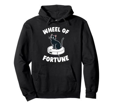 Wheel Of Fortune Robot Vacuum Cleaner Funny Cat Pullover Hoodie