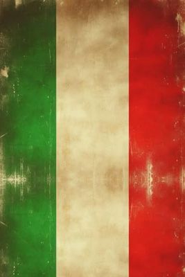 Italian Flag Notebook: Distressed Vintage Edition Classic Grunge Lined Journal Celebrating Italian Heritage for Journaling & Note-Taking