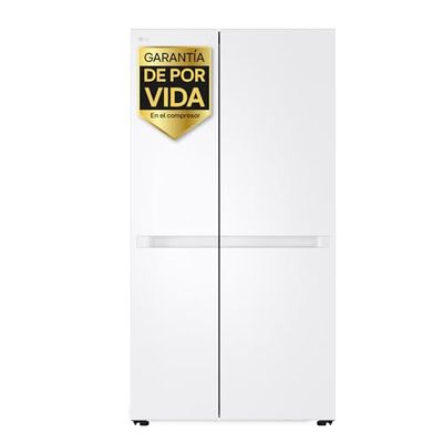 LG GSBC40SWPE - Frigorífico Side by Side, Serie 400, Linear Cooling, Multi Airflow, Clasificación E, 662 L, Blanco