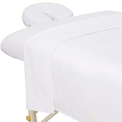 ForPro Premium Microfiber 3-delige lakenset wit door For Pro