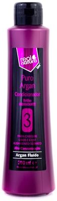 Real Natura - Condizionatore Senza Sale Puro Argan - 300 ml - Condizionatore Idratante e Nutritivo