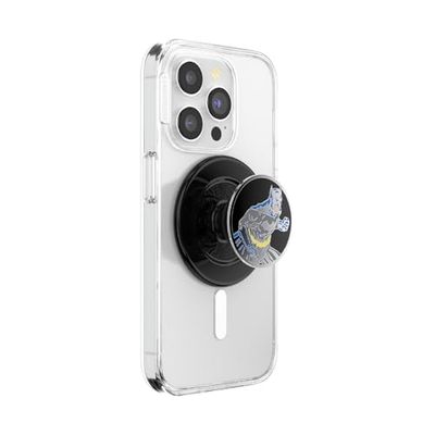 PopSockets Impugnatura per telefono per MagSafe, presa magnetica e supporto per telefono, cavalletto a mani libere, compatibile con ricarica wireless, Batman, smalto in azione