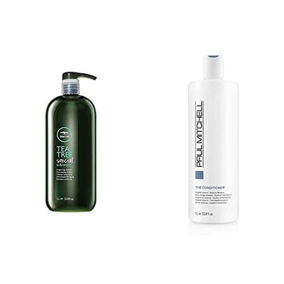 Paul Mitchell Tea Tree Special Shampoo 1000ml & Original The Conditioner, 33.8 Fl Oz,1L