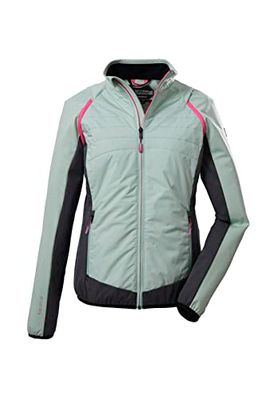 killtec Women's Giacca ibrida/giacca outdoor con maniche staccabili con zip KOS 23 WMN JCKT, light pistachio, 36, 39196-000
