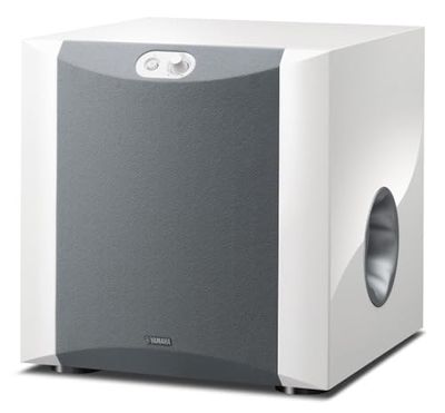 Yamaha NS-SW300 Subwoofer Advanced YST II, Twisted Flare Port, Piano White