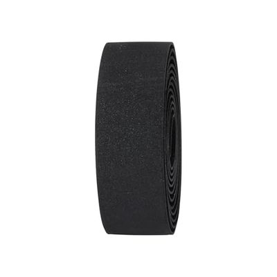 BBB Cycling stuurband - RaceRibbon ECO - racefiets stuurband - gerecycled materiaal - met stuurstop - zwart - 200 x 3 cm - BHT-01ECO
